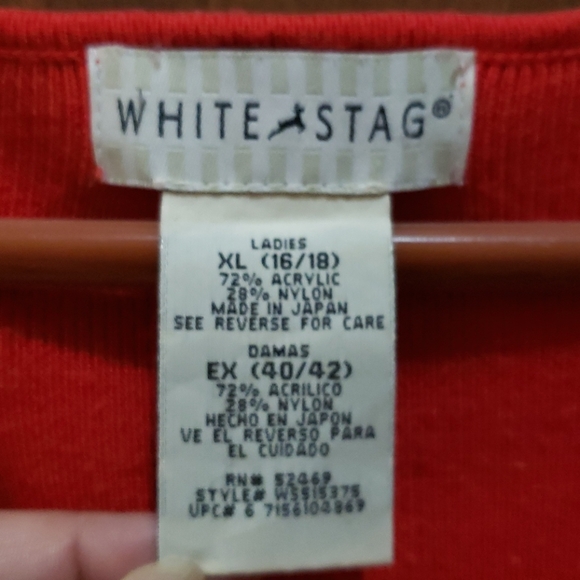 Red White Stag Tank XLARGE GUC - Picture 5 of 8